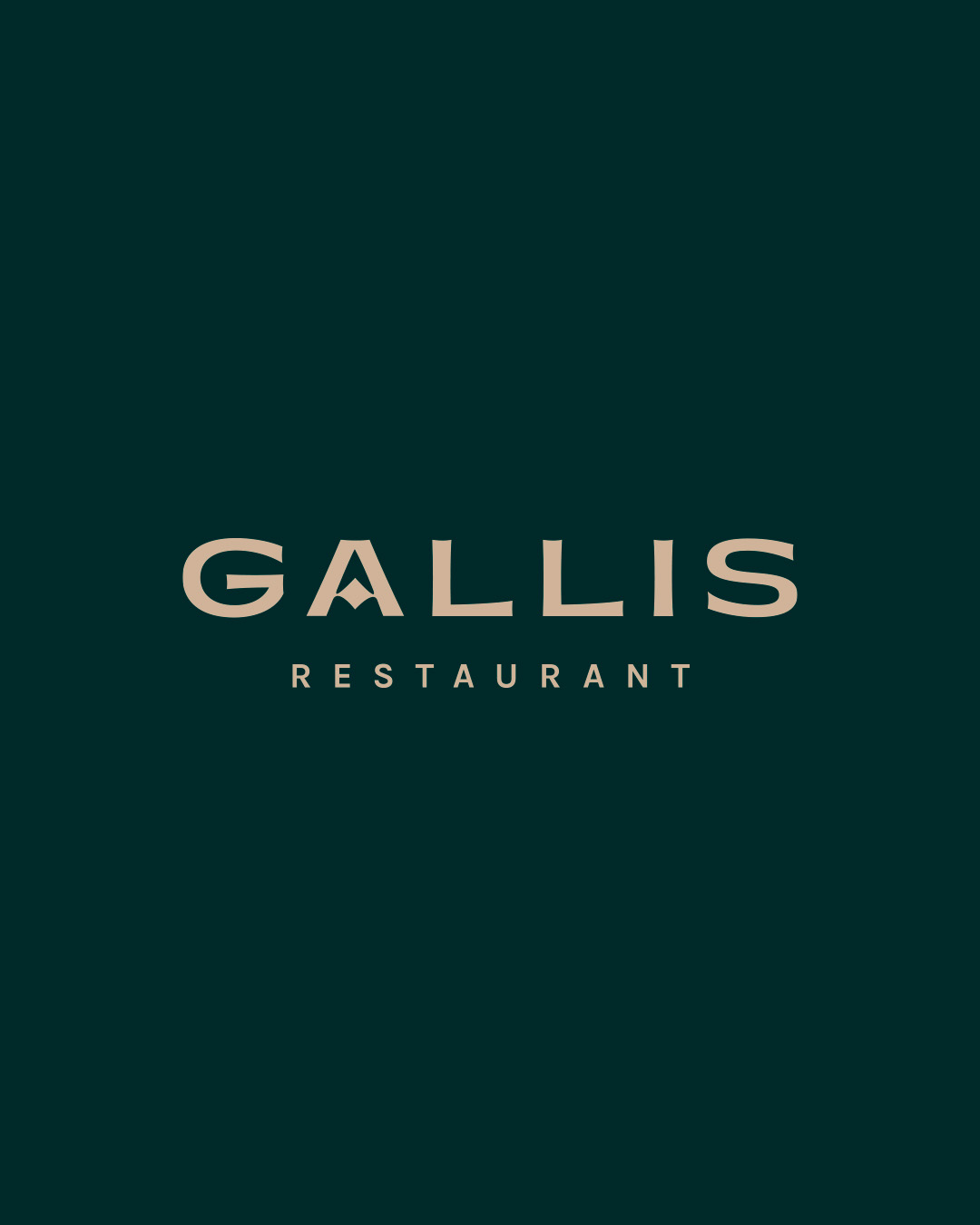 Restaurant Gallis visual identity