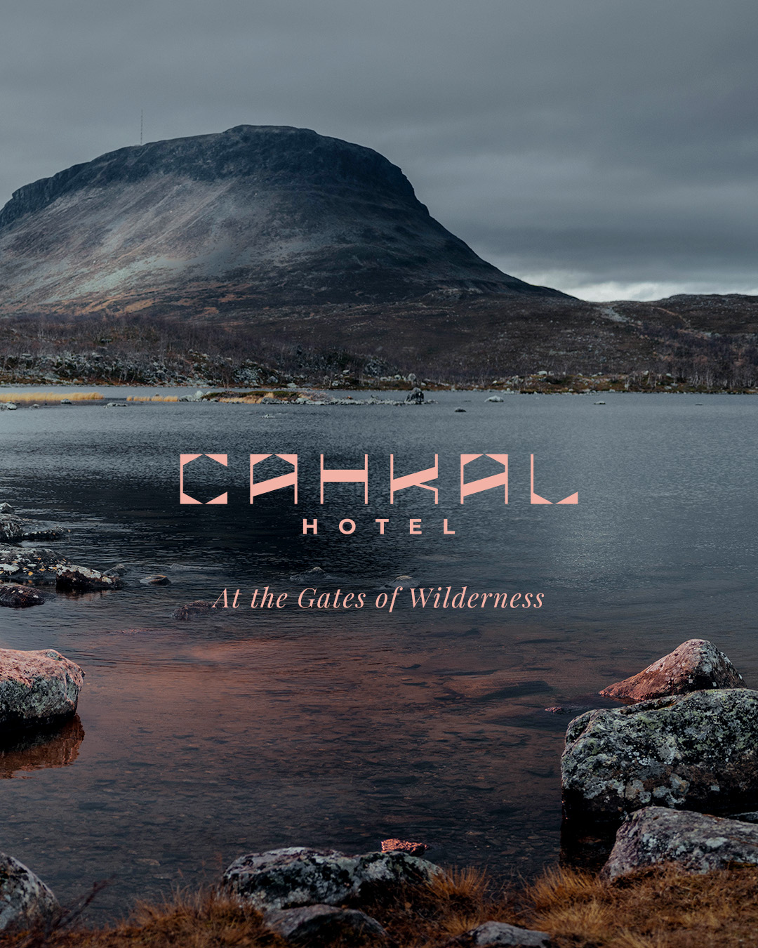Cahkal Hotel brand concept and visual identity, main message