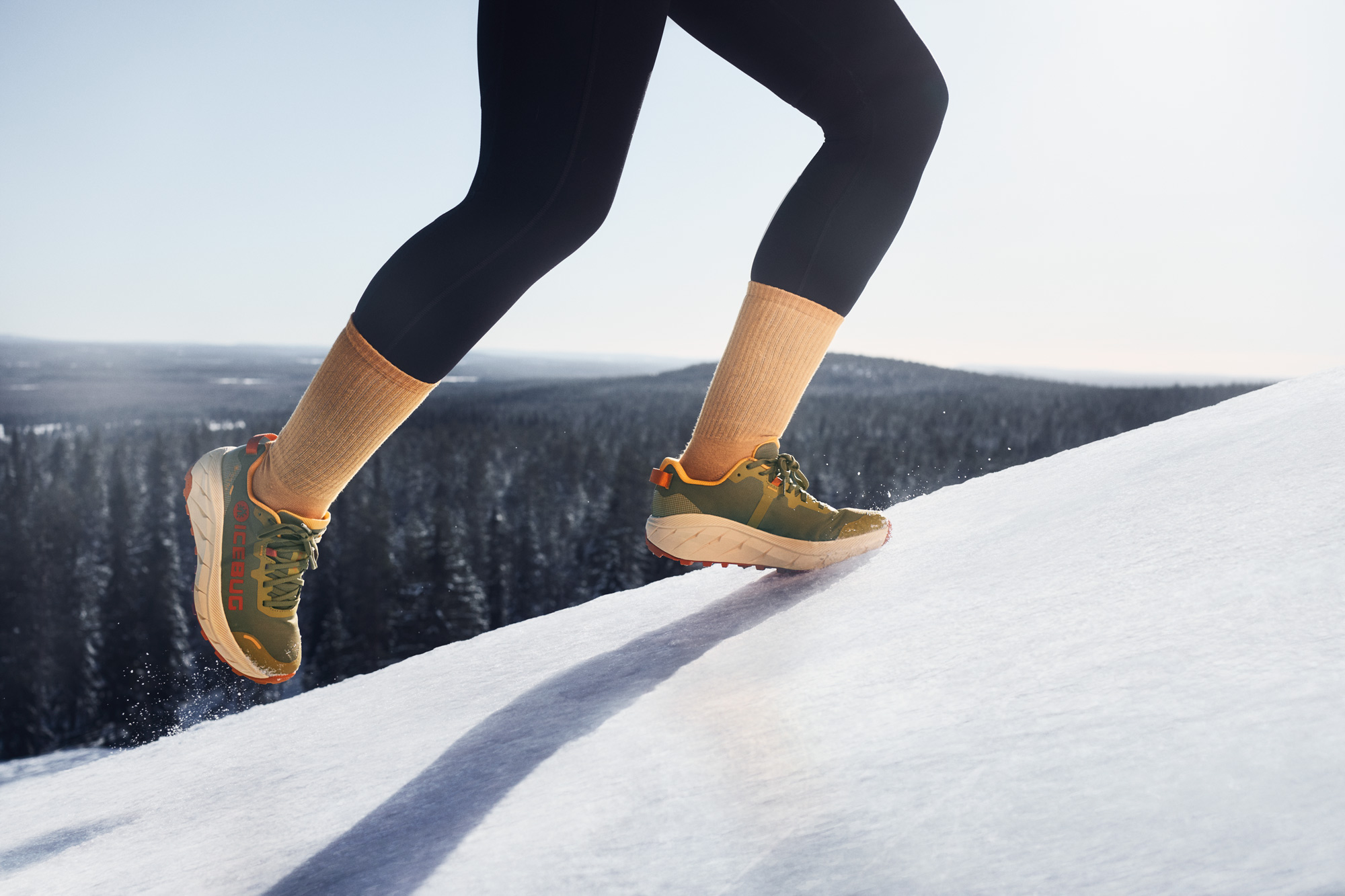 icebug fw24 campaign product photography on rovaniemi